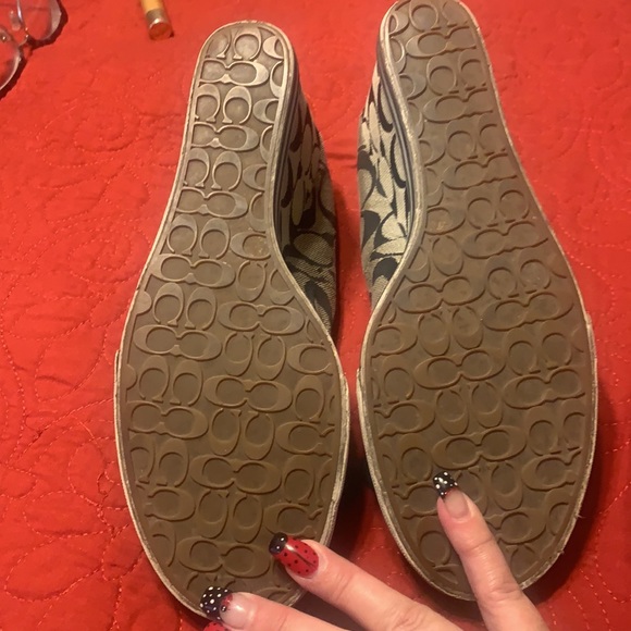 Great condition Coach wedges Size 9m - Picture 3 of 4